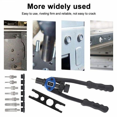 110PCS Rivet Nut Kit Riveter Gun Heavy Duty Riveting Rivets Nutsert Tool Rivnut — image 13