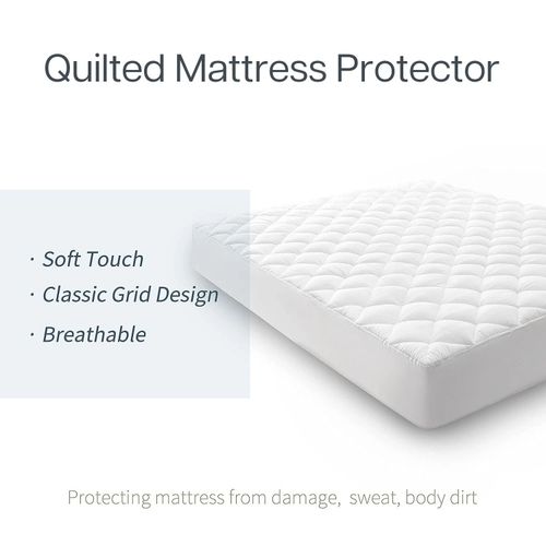 Extra Deep Quilted Mattress Protector WATERPROOF Anti-allergic Fitted Cover UK — image 3