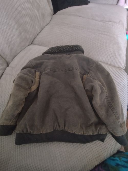 AMAZING CONDITION Next Boys Brown Aviator Bomber Jacket – 12–18 Months — image 3