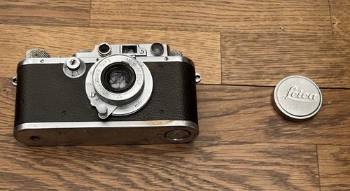 Leica IIIa DRP Rangefinder Leitz Elmar f=5cm 1.3,5 Lens No.129554 — image 10