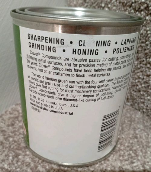 Loctite Clover Grinding and Lapping Compound 16OZ MEDIUM FINE 240 grit — image 2