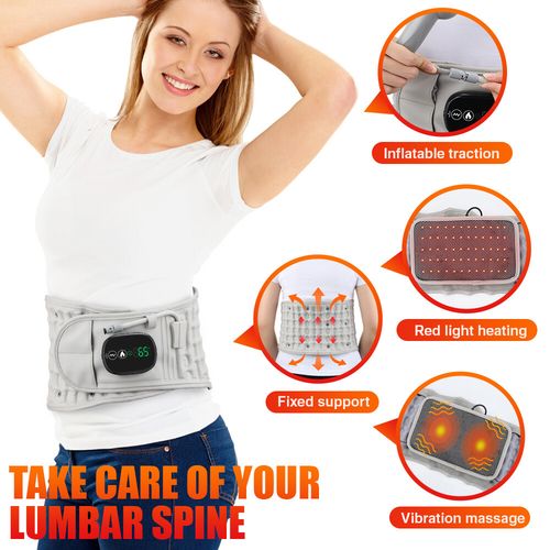Back Decompression Belt Lumbar Support for Back Pain Relief Lower Back Traction — image 7