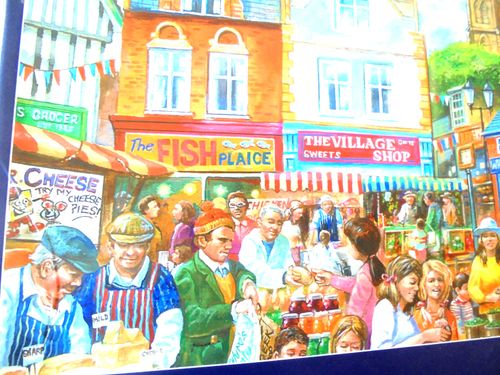 MARKET   1000 PIECES  GOOD PUZZLE — image 2