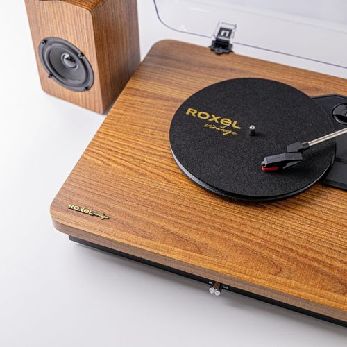 Roxel VRP-90 Turntable with Stereo Speakers,Vinyl Record Player with speaker — image 8