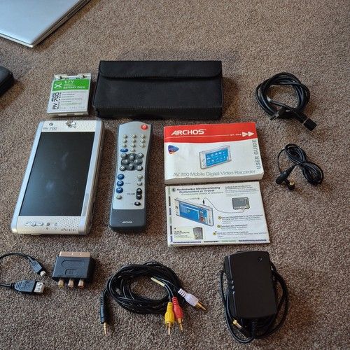 Archos AV700 TV Mobile DVR Portable Media Player -sold as not fully tested