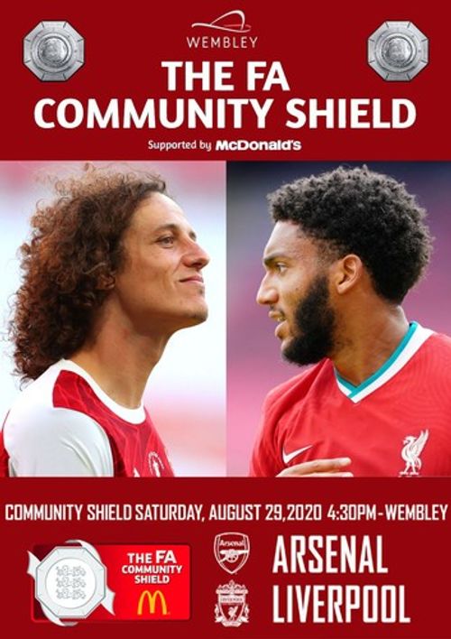 ARSENAL London v LIVERPOOL FC August, 29 2020 COMMUNITY SHIELD FAN ed. A4 16 pg