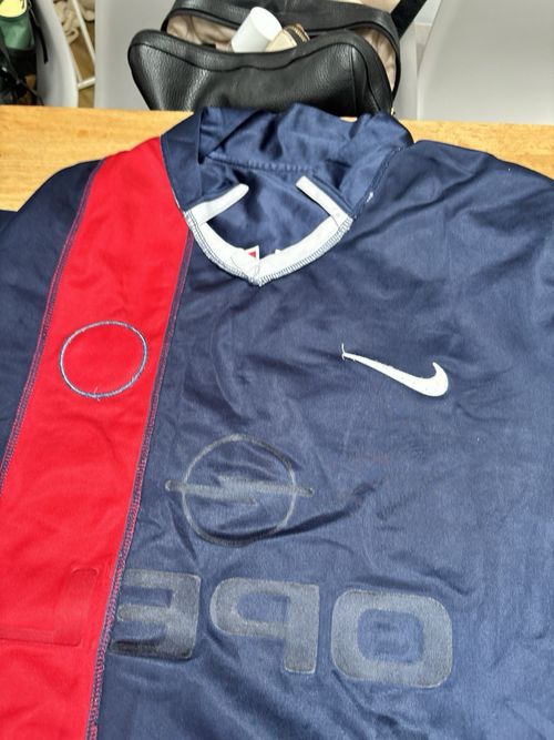 Nike PSG Home Shirt 2001/02 XL Paris Saint-Germain Opel Vintage Football Jersey — image 17
