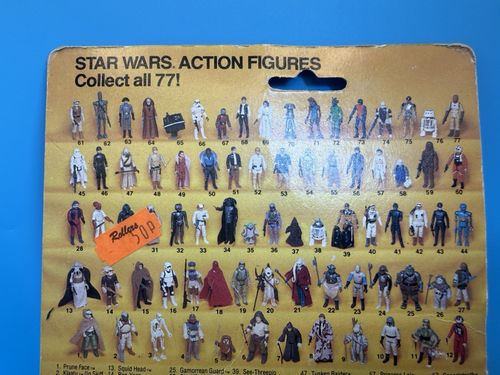 1983 Factory Sealed MOC Bib Fortuna Vintage Star Wars Kenner ROTJ 77 Back Rare — image 3