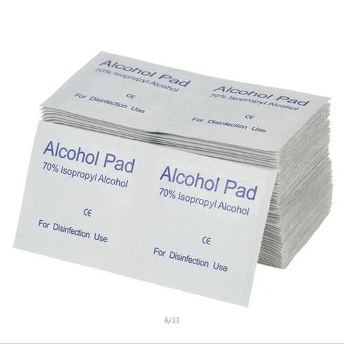 100x Alcohol Wipes with 70% IPA Pre-Injection Swabs for Skin, Tattoo, Alcotip UK