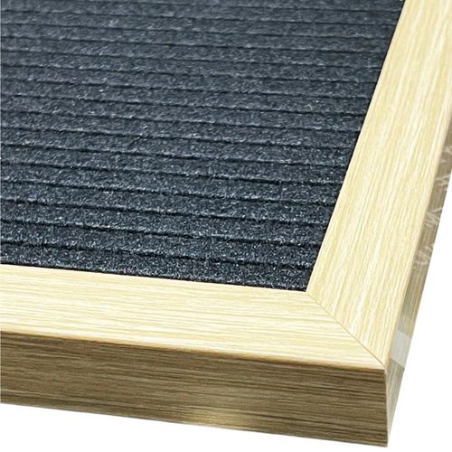 45cm Felt Letter Board 294pc Wooden Frame Changeable Message Sign Black Felt Kit — image 6