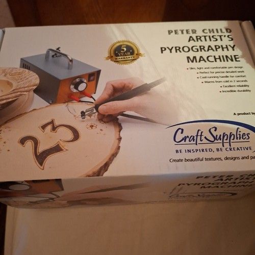 Peter Child Artists Pyrography Wood Burning Machine