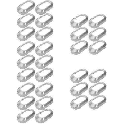 30Pcs Reusable Silver Fence Post Skirt Replacement for Home Use — image 4