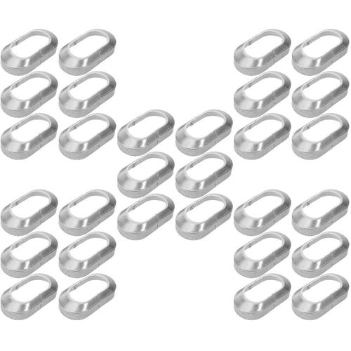 30Pcs Reusable Silver Fence Post Skirt Replacement for Home Use — image 5