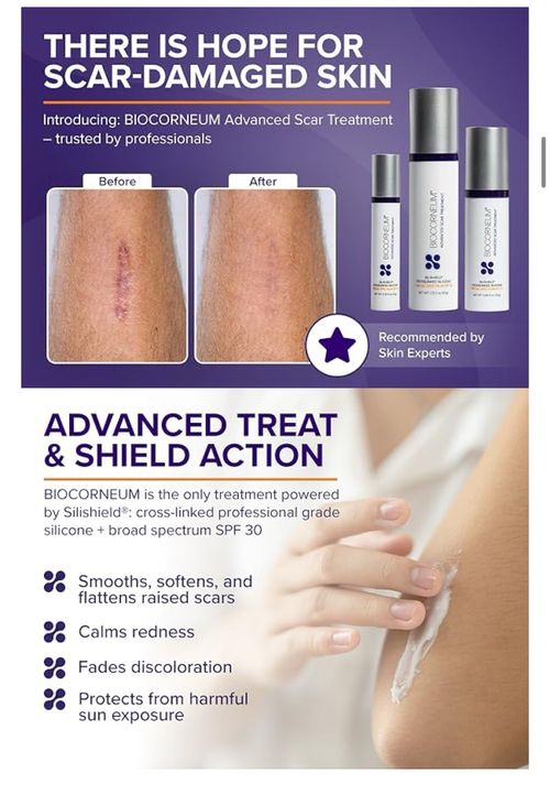 Biocorneum advanced scar treatment with Broad Spectrum SPF 30. Size 50g — image 2