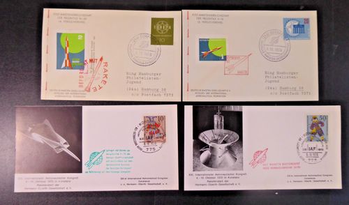 Space travel/rocket mail, collection with 73 documents and various Vignettes, ex "Winner" — image 8