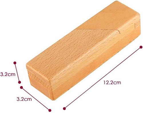 Wooden Puzzle Box with Hidden Compartments Difficult Brain Teaser for Adults Se — image 2