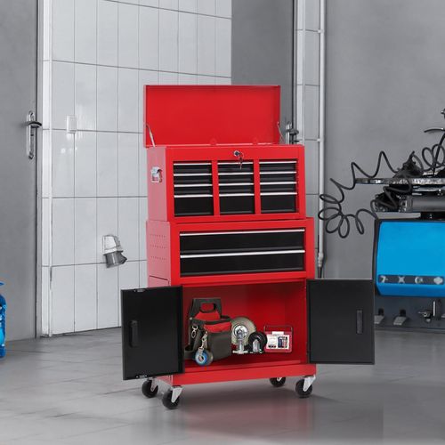 Portable Toolbox Tool Top Chest Box Rollcab Roll Cab Cabinet Garage Storage — image 9