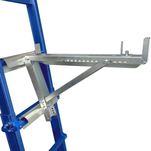 2 Pieces Extension Ladder Jacks Steel Frame Adjustable Accessories Simple — image 2