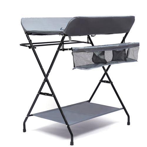 Baby Changing Table Folding Infant Massage Table Nappy Diaper Station+Storage — image 5