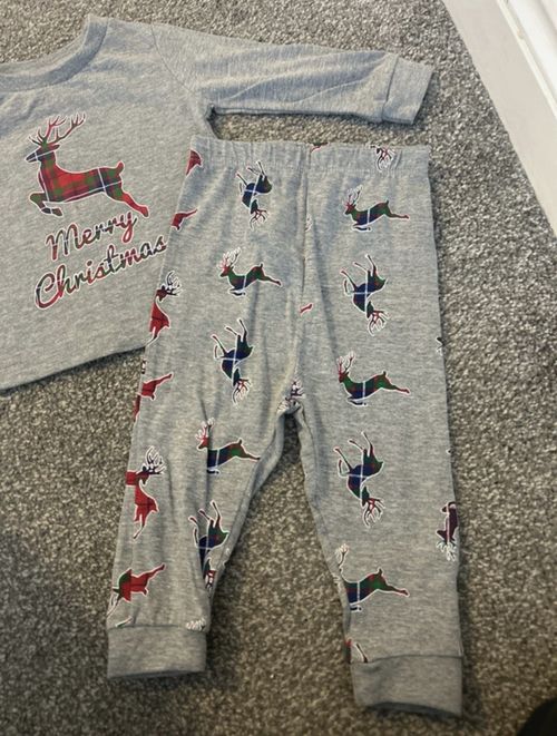 Baby Christmas Two Piece Pyjama Set Size 6/9 Months From B&M — image 2