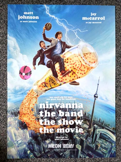 Nirvanna the Band the Show the Movie - rare original UK movie poster