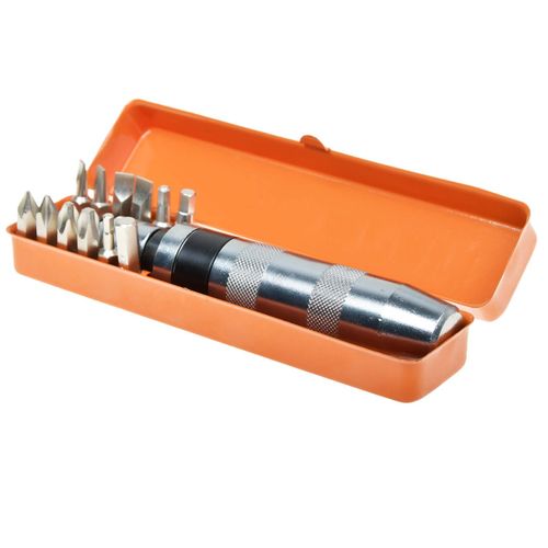 Heavy Duty 1/2" Drive Hand Impact Screw Driver with 13 Impact Screwdriver Bits — image 16