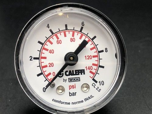 New Caleffi 1/4" Gauge for Pressure Reducing Valve Goes up to 10 bar  557010