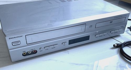 Digilogic DVDVCR2 DVD/VCR Combo Player VHS Video Cassette Recorder With Cable — image 2