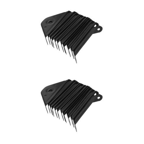 24Pcs Sturdy Iron Corner Braces Black for Furniture Bed Frame Reinforcement