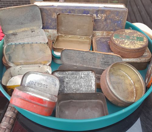 Genuine Garage Clear Out  X12 Various Tins / Uncleaned — image 2