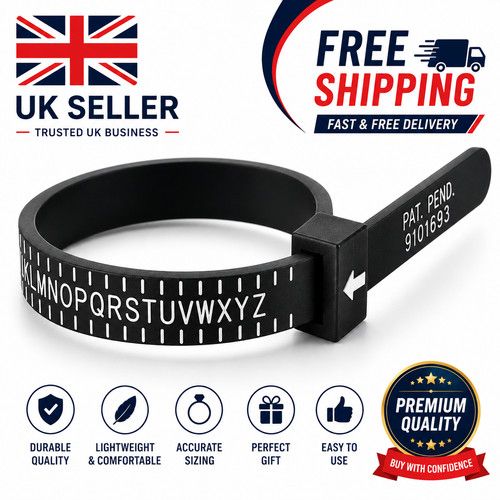 UK Ring Sizer Gauge Measure Wedding Gauge For Wedding Ring Band Engagement Ring 