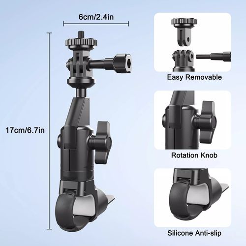New Bike Handlebar Camera Mount for 360° rotation & multi-angle adjustment — image 18