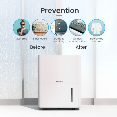 Pro Breeze 30L Smart Dehumidifier with Digital Display & Continuous Drainage — image 4