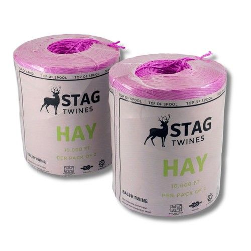 Baler Twine Hay 10,000 ft Straw Bale String (3050m) Pack of 2 Reels