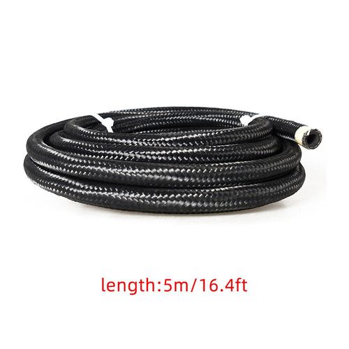 6AN Fuel Line Kit 16FT Nylon Braided Oil Fuel Line Hose Fitting Adapter Kit — image 17