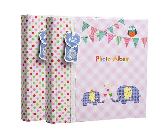 Photo album 6x4'' x 200 photos slip in memo album baby boy or girl album x 2