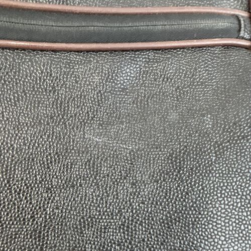 vintage Mulberry Scotchgrain garment travel bag / suit carrier Leather — image 9