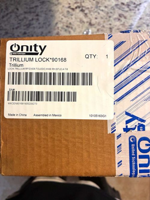 Onity Trillium 90168 RFID Bluetooth Hotel Door Lock 626 Toledo ANSI RH 4-7/8”NEW