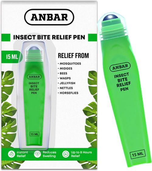 Insect Bite Relief Pen, 15 mL, Fast Acting, Deet Free, Gentle for All Ages
