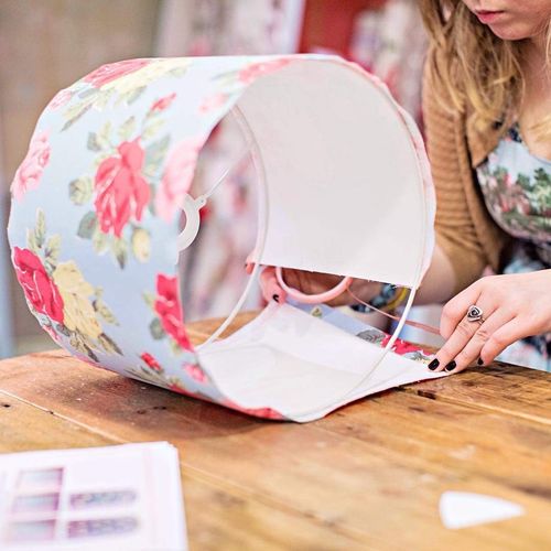 Hexagon Lampshade DIY Kit – Self-Adhesive, Easy to Laminate — image 3