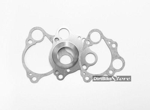 Honda CR 125 R ( 1987 - 2004 ) Water Pump Baffle Separator Plate & Gaskets - NEW