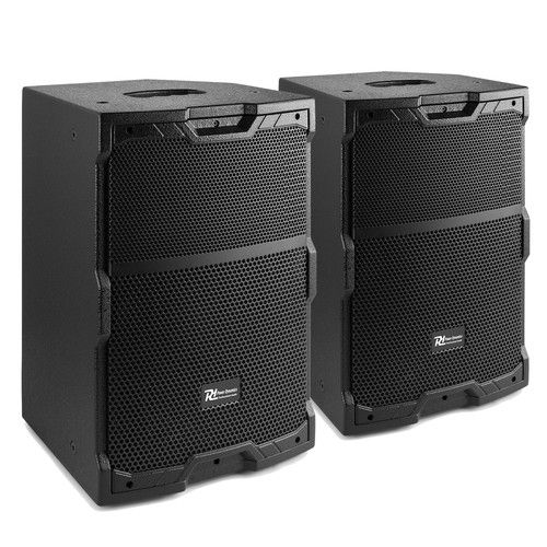 Pair of 10" Passive DJ PA Speakers with Crossover for Top or Full Range - PDY210
