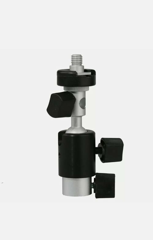 2 X D Type Flash Hot Shoe Umbrella Holder Swivel 1/4"Screw Bracket Mount Light  — image 3