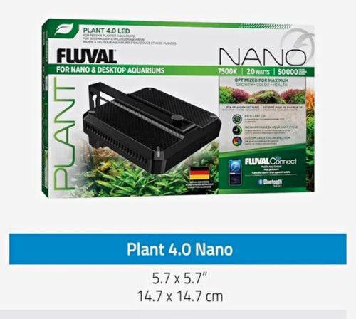 Fluval Plant 4.0 Nano LED Aquarium Light 20W 7500K Full Spectrum MPN 16875