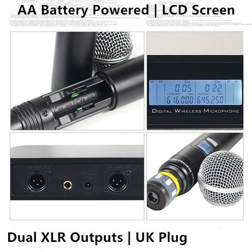 GLXD4 UHF Wireless Microphone System Beta58A Handheld UK Plug — image 7