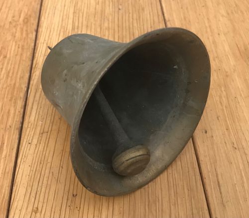 Antique Small Bronze / Brass  Bell  Vintage  Good Clear Ring Tone (GD4) — image 3