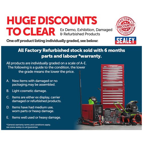 Hydraulic Press Floor Type Mounted, 20 Tonne, Sealey YK209F B — image 5