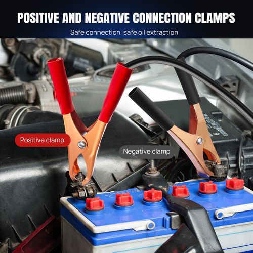 12V 100W Electric Car Oil Extractor Pump For Transfer Fluid Engine Vacuum w/Hose — image 4