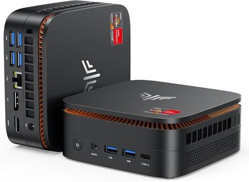 NIPOGI Gaming MINI PC AMD Ryzen 5 7430U 32GB RAM 512GB SSD Windows 11 Pro
