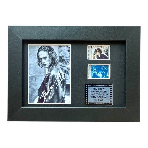 THE CROW Film Cell Framed Movie Memorabilia Display Includes COA